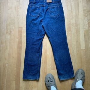 Vintage Levi’s 619 Orange Tab Beige Blue Jeans Pants Denim 90s
